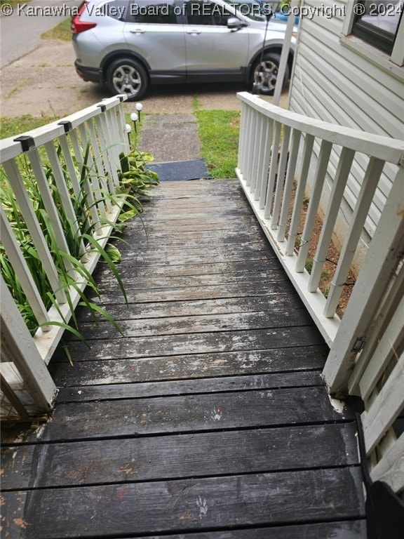 view of deck