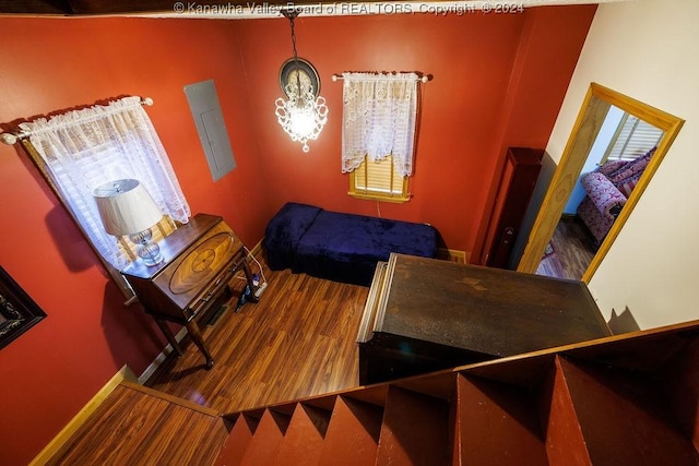 dining room featuring hardwood / wood-style flooring