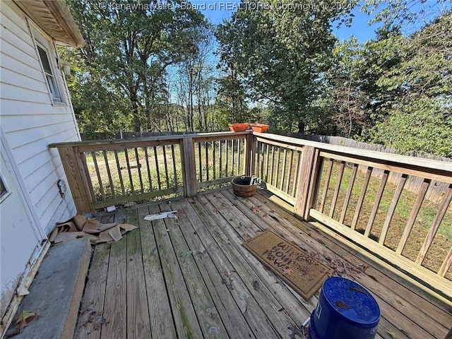 view of deck