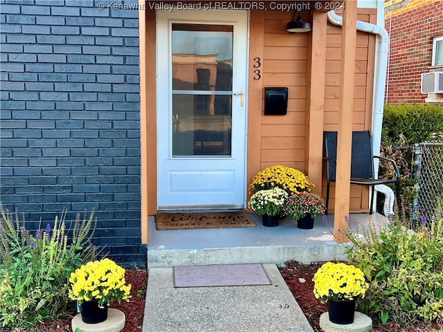 view of entrance to property