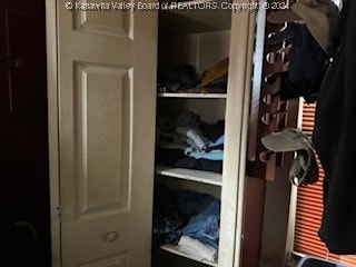 view of closet