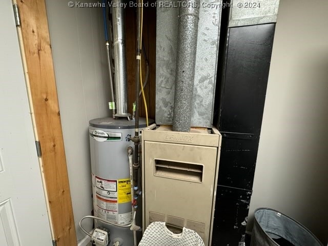 utilities featuring water heater