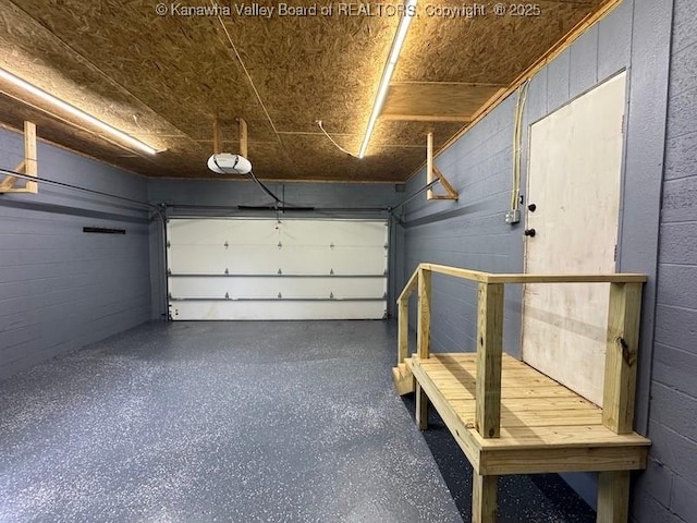 1526 Trace Fork Rd, South Charleston, WV 25309 - garage featuring a garage door opener