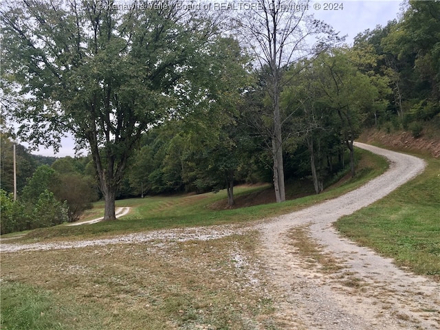 view of road