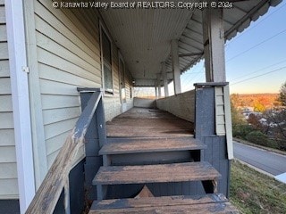 view of staircase