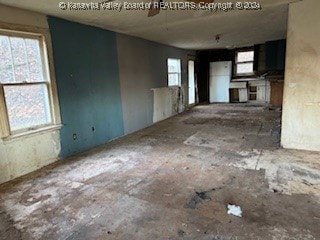 view of unfurnished living room