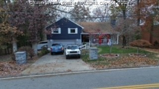 view of property with a garage