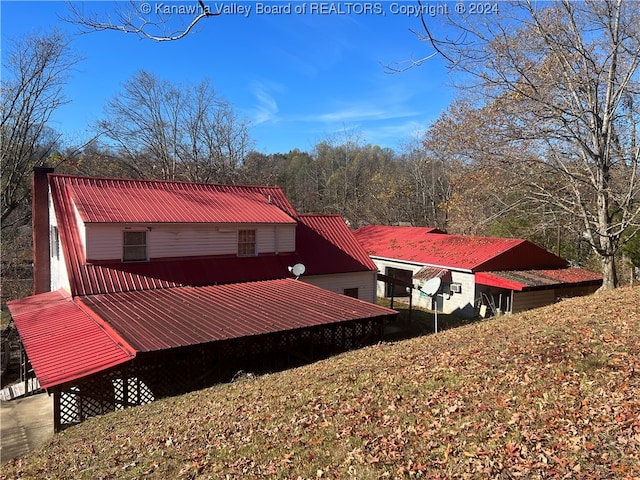 view of back of property