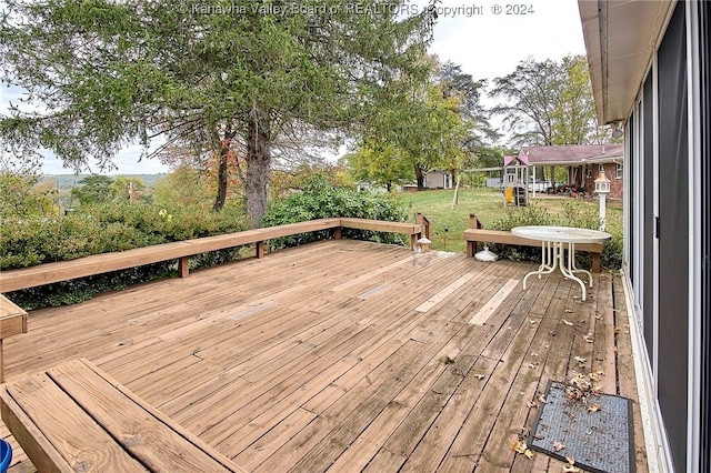 view of deck