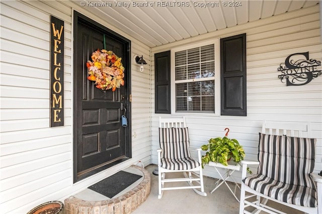 20 Poplar Hls, Hurricane, WV 25526 - entrance to property featuring a porch
