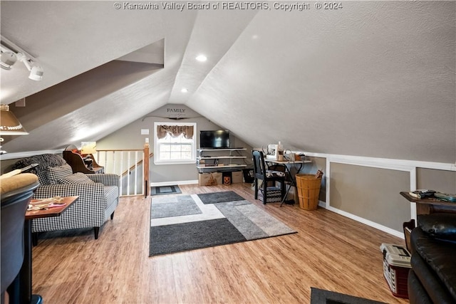 20 Poplar Hls, Hurricane, WV 25526 - bedroom featuring wood finished floors, lofted ceiling, and recessed lighting