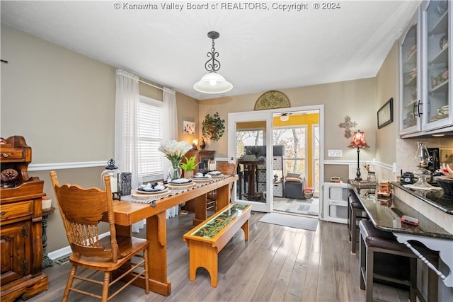 20 Poplar Hls, Hurricane, WV 25526 - dining space with dark wood finished floors