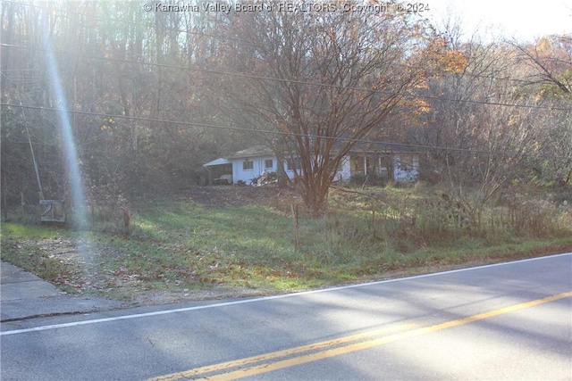 view of road