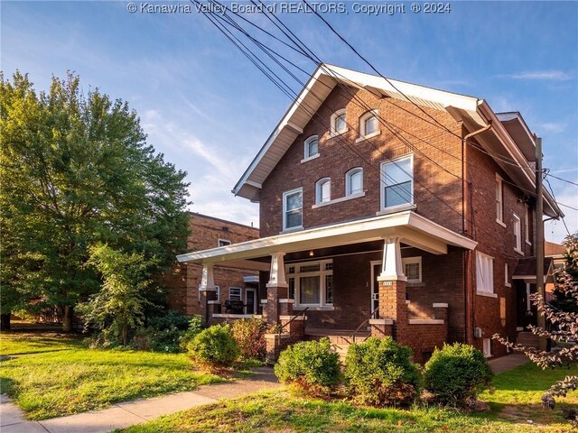1515 Lee St E, Charleston, WV 25311 - view of front of house featuring covered porch