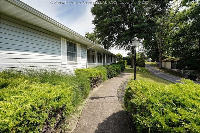 view of property exterior