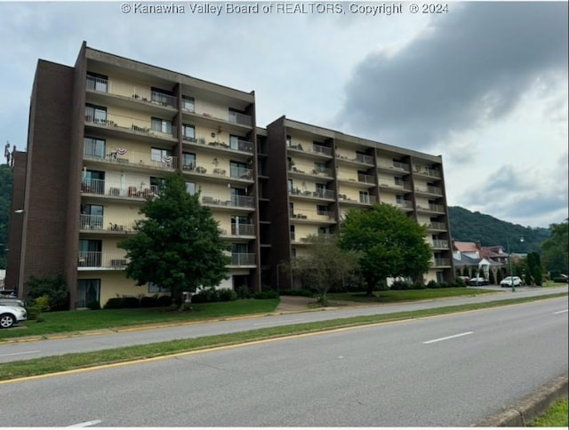 view of property with a mountain view