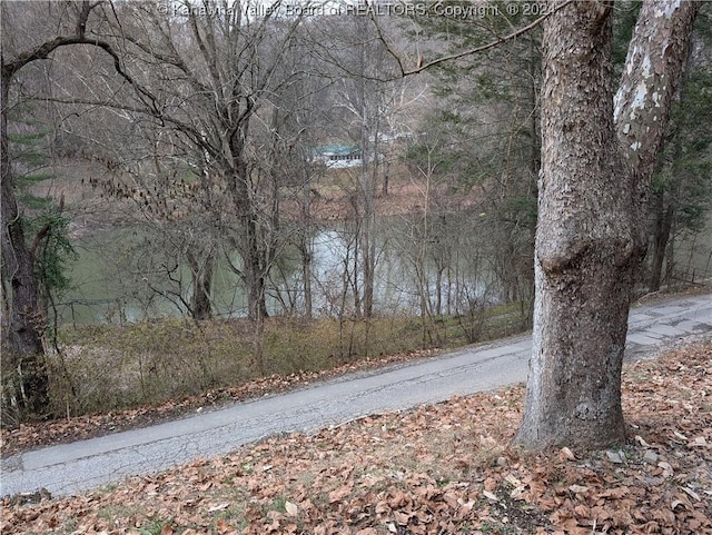 view of road