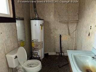 utilities featuring gas water heater