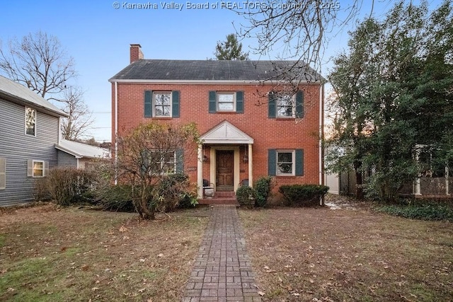 view of colonial house