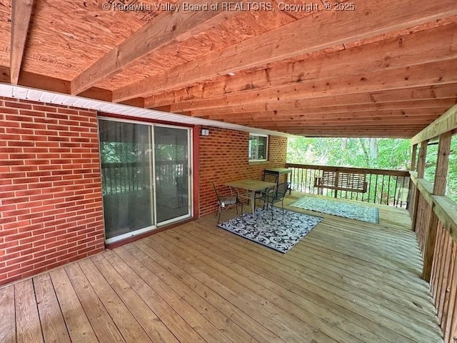 407 S St, South Charleston, WV 25303 - view of wooden terrace