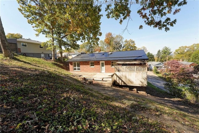 view of back of property