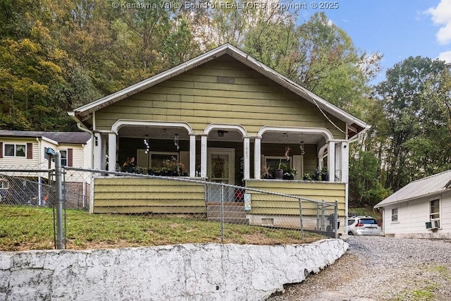 view of bungalow