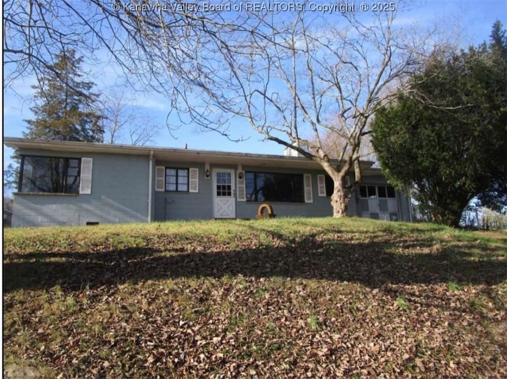 view of ranch-style home