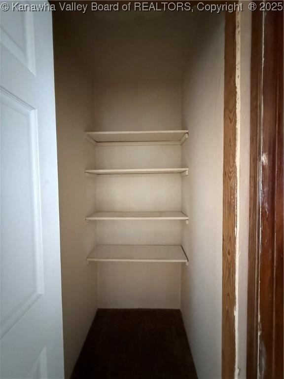 view of closet