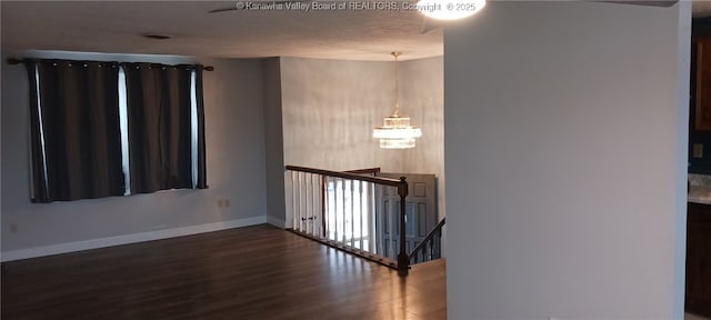 interior space with hardwood / wood-style floors