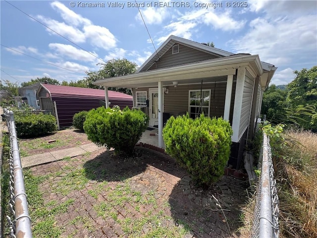 view of bungalow-style house