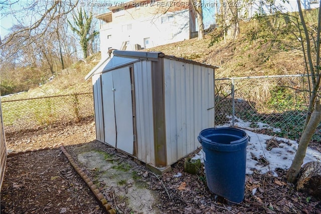 view of outdoor structure