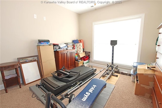 view of workout room