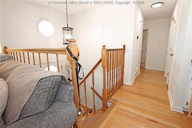 interior space featuring light hardwood / wood-style floors