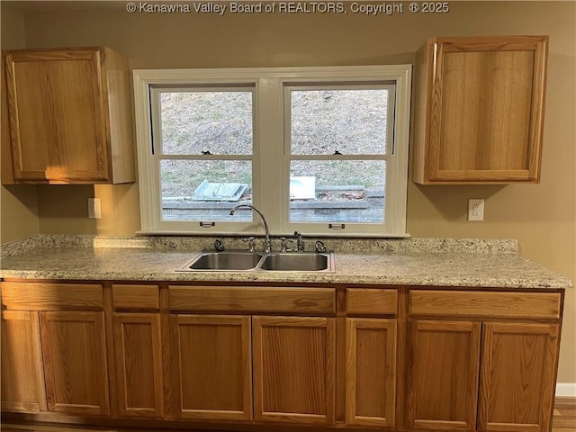 kitchen featuring sink