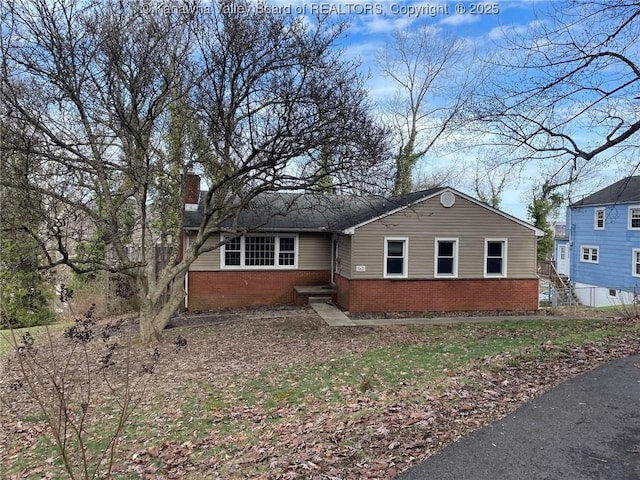 view of front of home