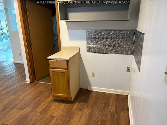 interior space featuring hardwood / wood-style flooring