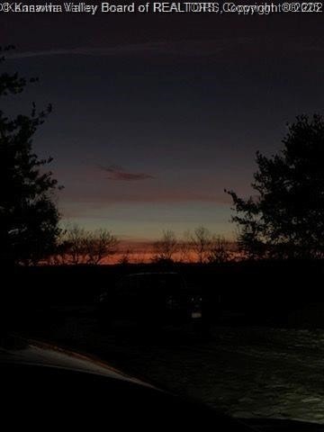 view of nature at dusk