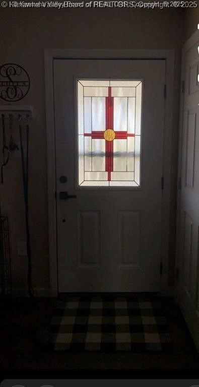 view of doorway to outside