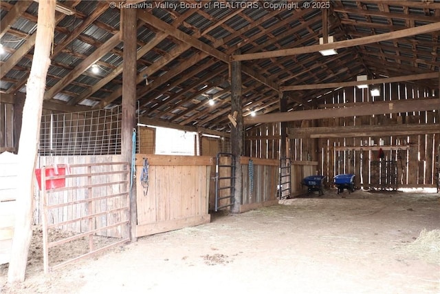 view of stable