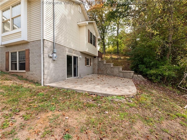 exterior space featuring a patio area