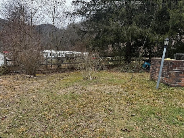 81 Amburgey Ln, Amherstdale, WV 25607 - view of yard with fence