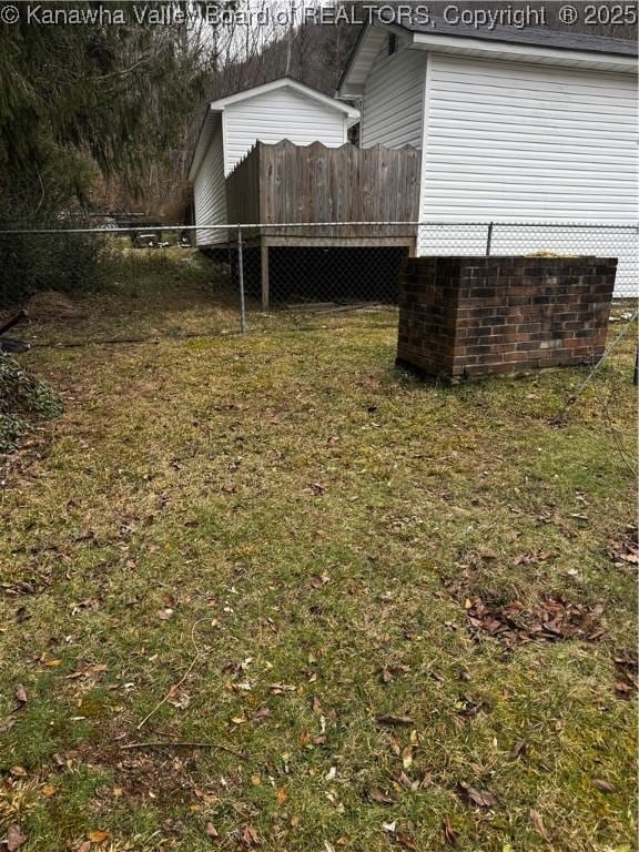 81 Amburgey Ln, Amherstdale, WV 25607 - view of yard with fence