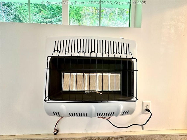 room details featuring heating unit