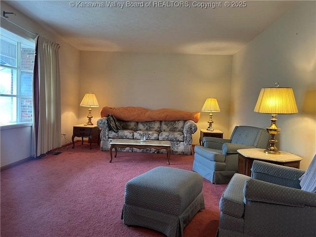 4915 Chesterfield Ave, Charleston, WV 25304 - carpeted living area with baseboards
