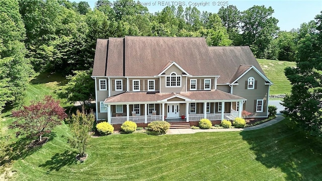111 Graff Ln, Charleston, WV 25304 - colonial inspired home with covered porch and a front yard