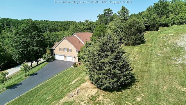 111 Graff Ln, Charleston, WV 25304 - view from above of property featuring a forest