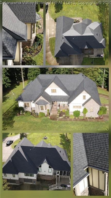 356 Latigo Pt, Milton, WV 25541 - aerial perspective of suburban area