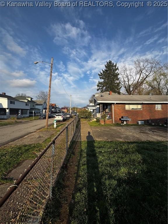 view of street featuring street lights
