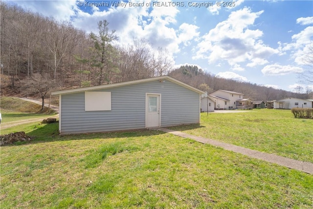 view of outbuilding