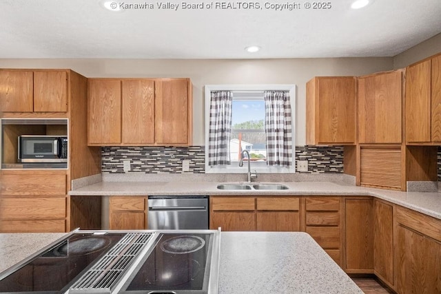 25 Lilly Hls, South Charleston, WV 25309 - kitchen with dishwasher, a sink, built in microwave, and light countertops